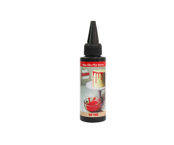 Màu Dầu Socola 50ml -Đỏ Tươi 