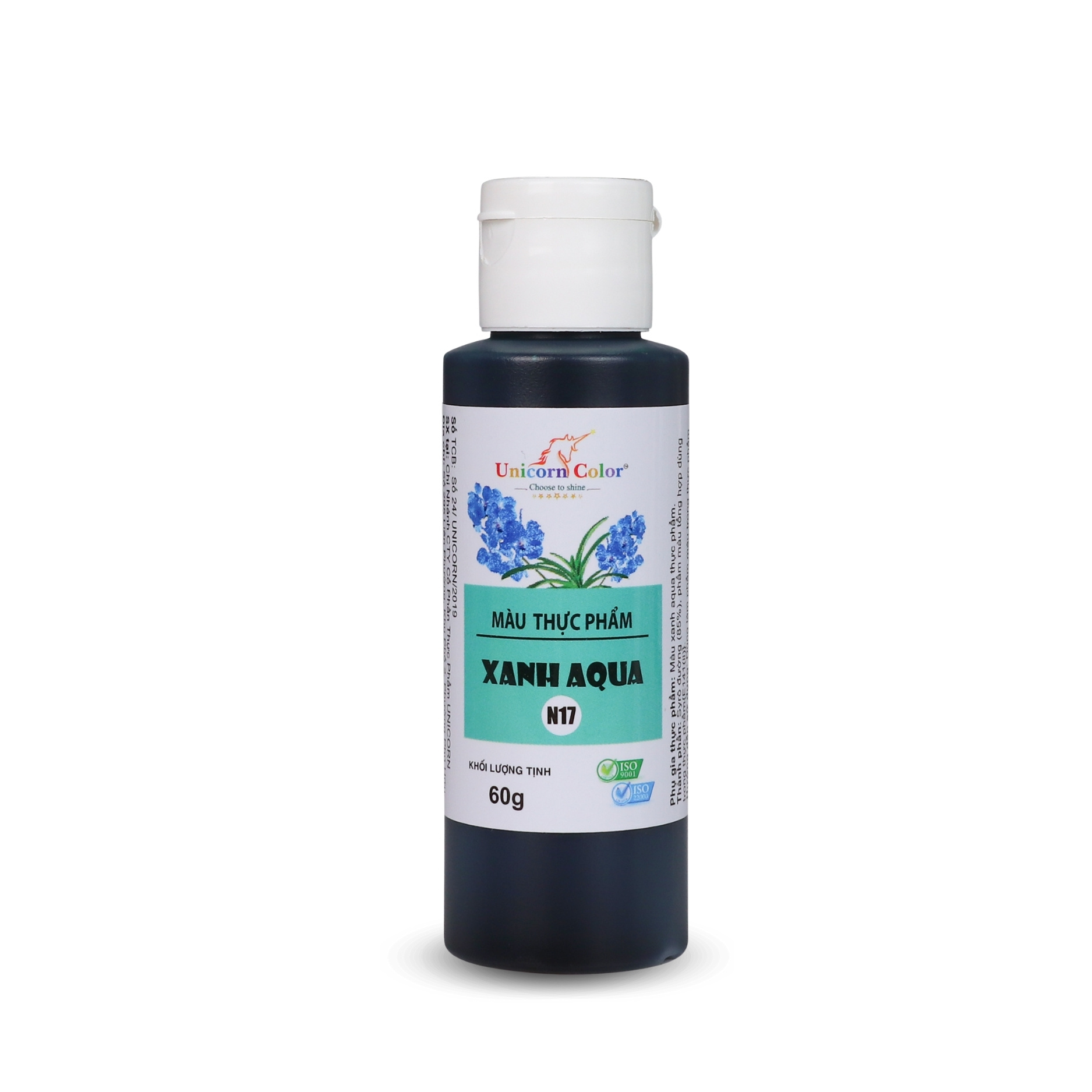 Màu Siro Unicorn Xanh Aqua 60g