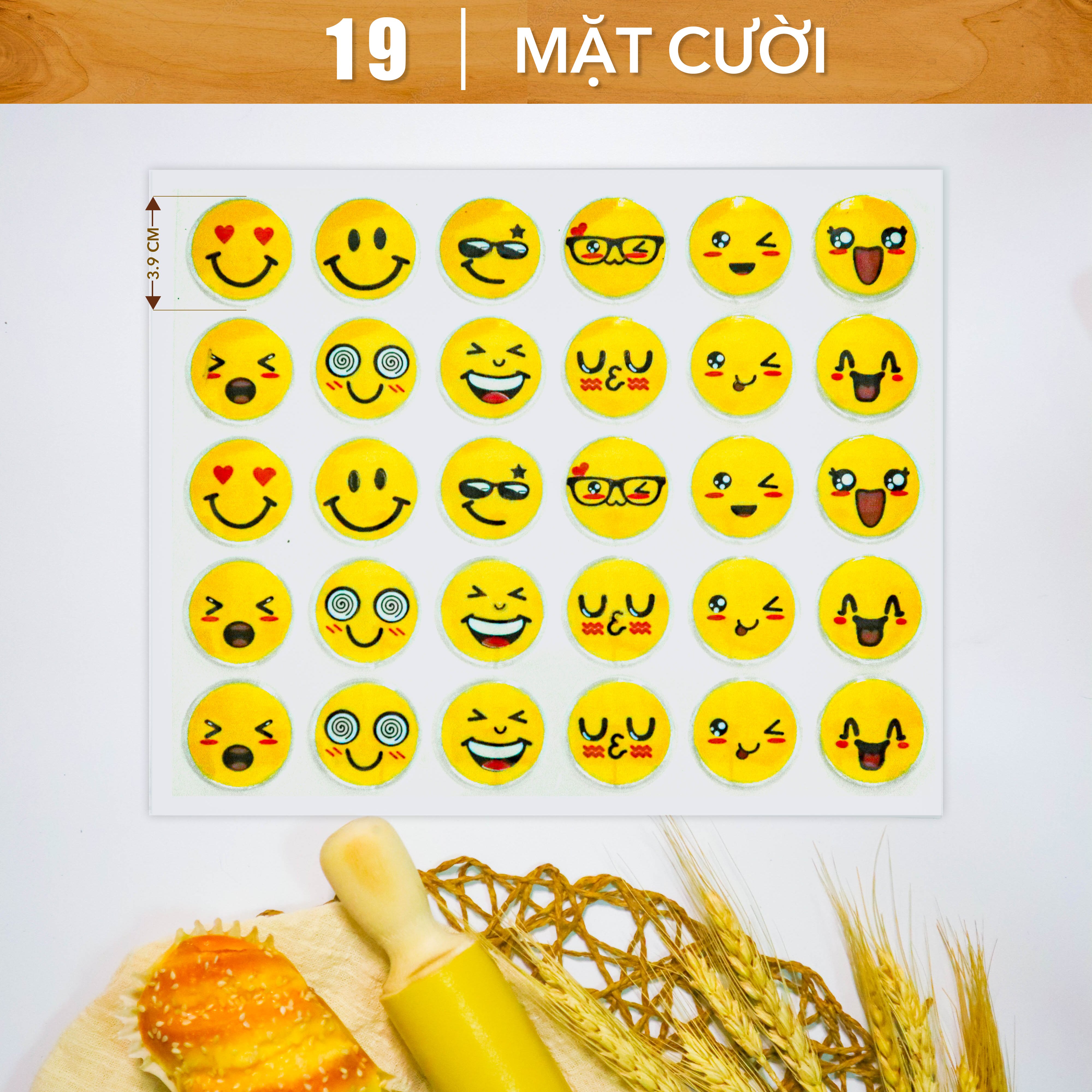 Khuôn In Hình Socola-Mặt Cười